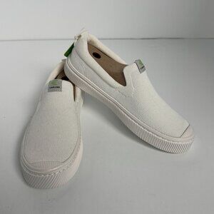 Cariuma IBI Low W 8 /M 6.5 Knit Slip-on Sneakers White Shoes